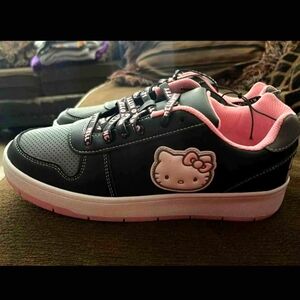 New Black Hello Kitty Size 11 Womens Sneakers